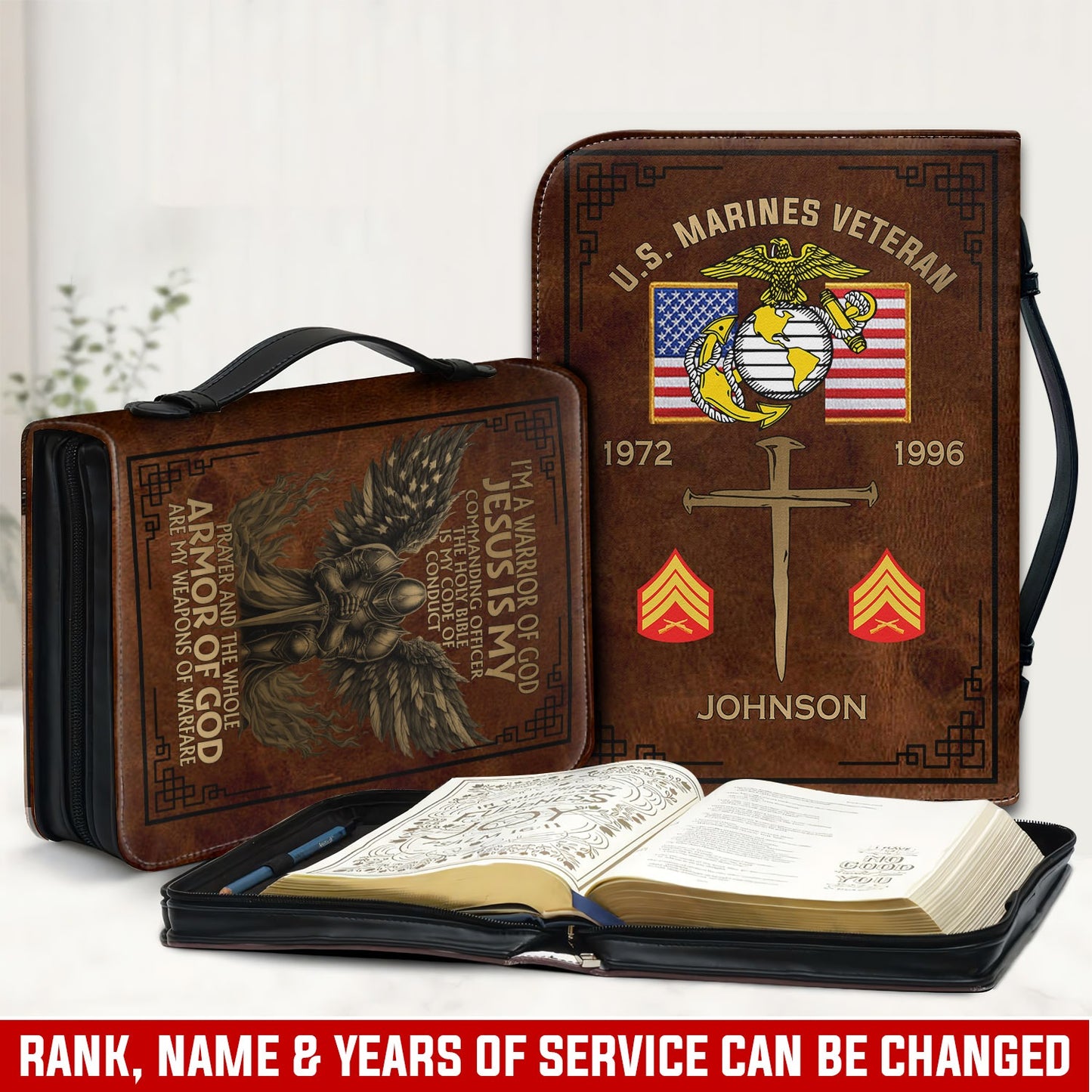 US Marine Corps – Bible Cover – Armor Of God