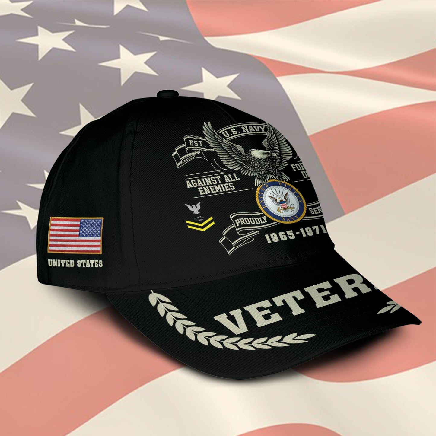 US Navy – Classic Cap –Tactical Veteran Crest