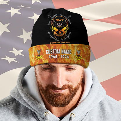 US Navy – Beanie Hat – Flame Warrior Emblem