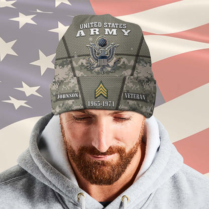US Army – Beanie Hat – Digital Camo Veteran
