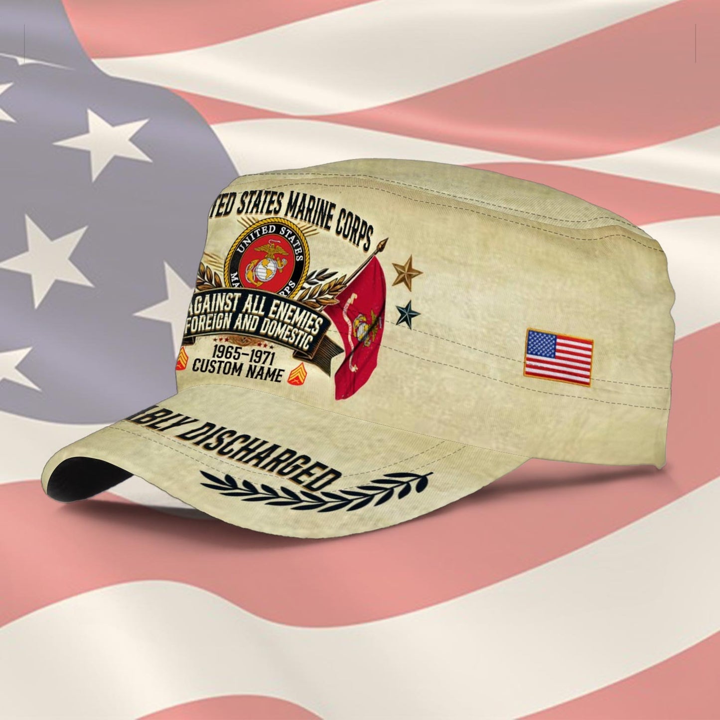 US Marine Corps – Military Cap -  Timeless Service Badge
