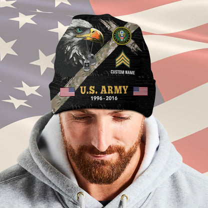 US Army – Beanie Hat – Patriot Eagle Veteran