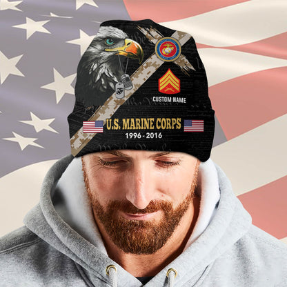 US Marine Corps – Beanie Hat – Patriot Eagle Veteran