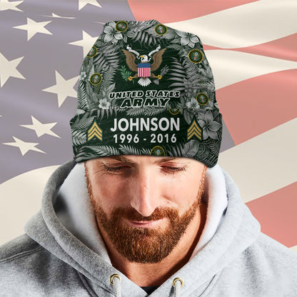 US Army – Beanie Hat – Tropical Honor Emblem