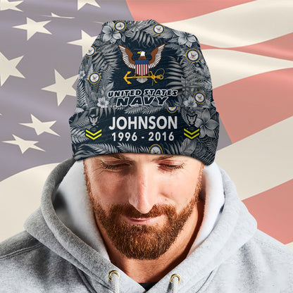US Navy – Beanie Hat – Tropical Honor Emblem