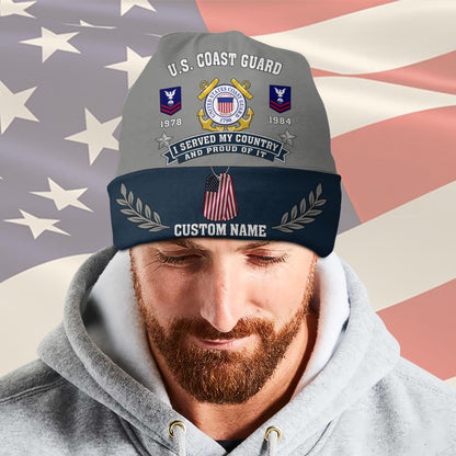 US Coast Guard – Beanie Hat –  Proud Patriot Edition