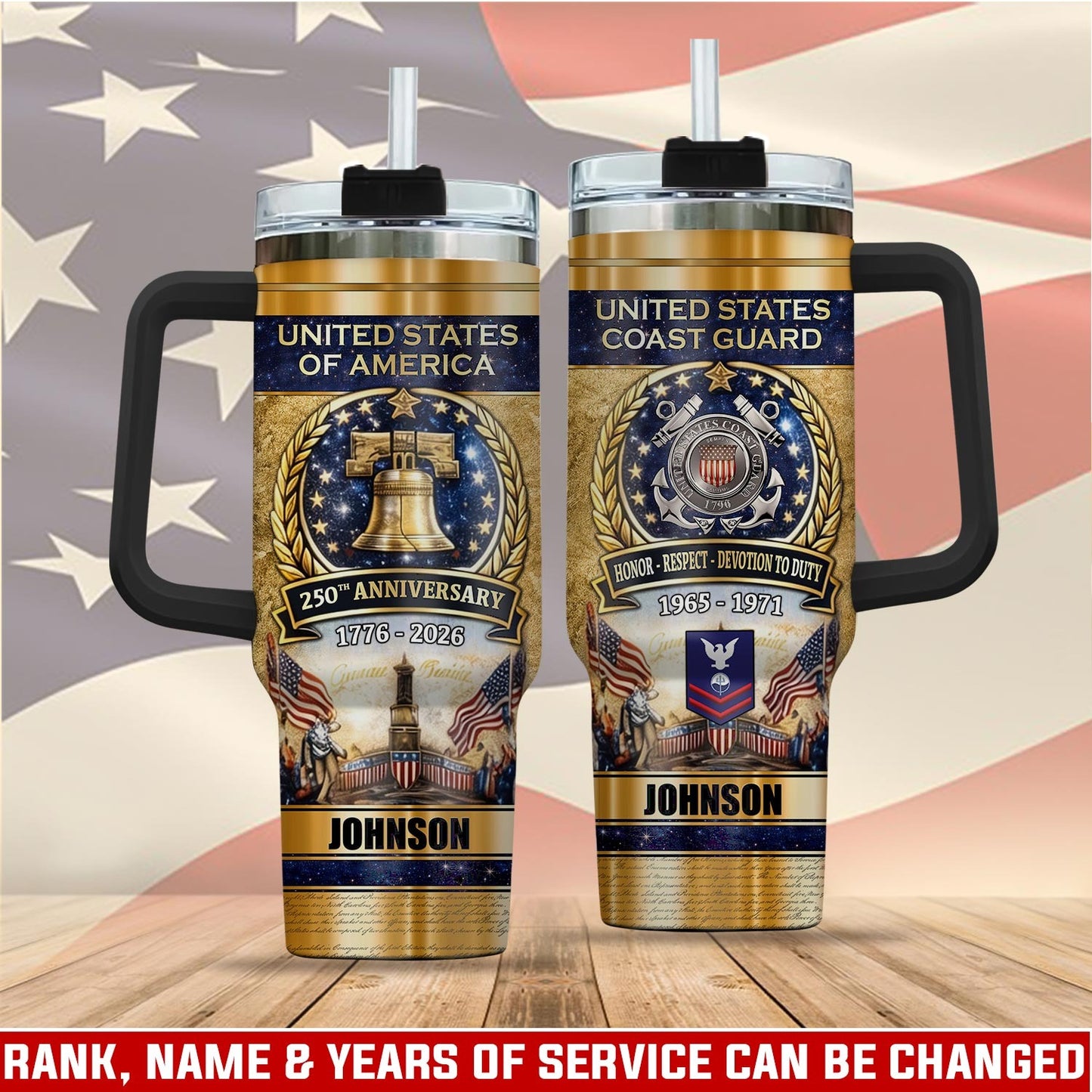 US Coast Guard - Tumbler 40oz - 250TH ANNIVERSARY