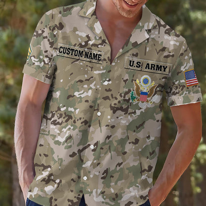 US Army – Hawaiian Shirt – Digital Camo Tactical