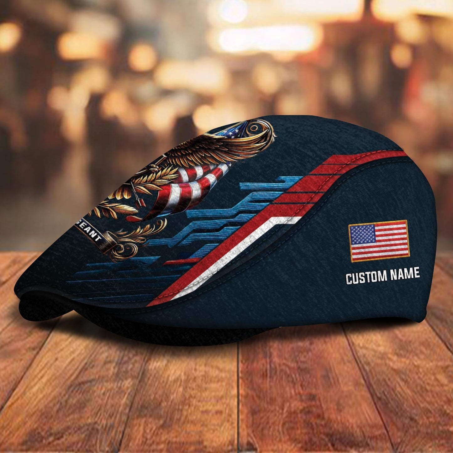 Custom U.S. Army Jeff Cap –  Liberty Shield Emblem