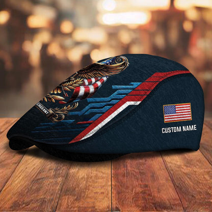 Custom U.S. Marine Corps Jeff Cap – Liberty Shield Emblem