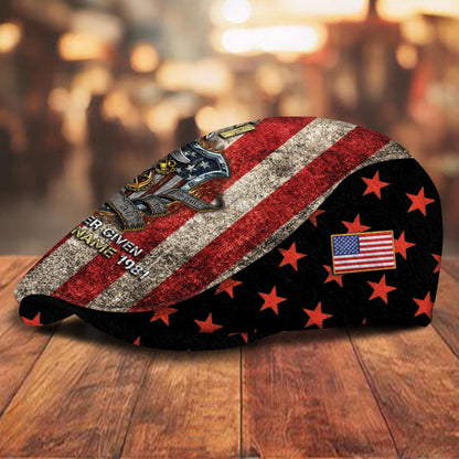 Custom U.S. Navy Jeff Cap –  Patriot Shield Design