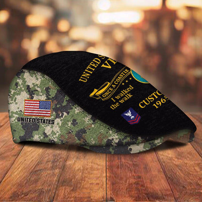 Custom U.S. Coast Guard Jeff Cap –  Heritage Oath Emblem