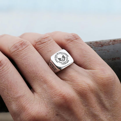 US Air Force – Engraved Men's Ring – Veteran By Choice