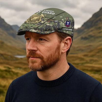 Custom U.S. Coast Guard Jeff Cap –  Digital Camo Badge