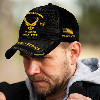 US Air Force – Classic Cap –  We The People Black
