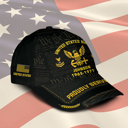 US Navy – Classic Cap –  We The People Black