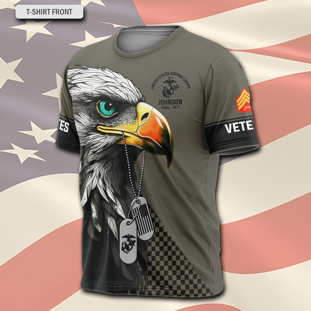 U.S Marine Corps – T-shirt – I WOULD PUT THE UNIFORM BACK ON IF AMERICA NEEDED ME