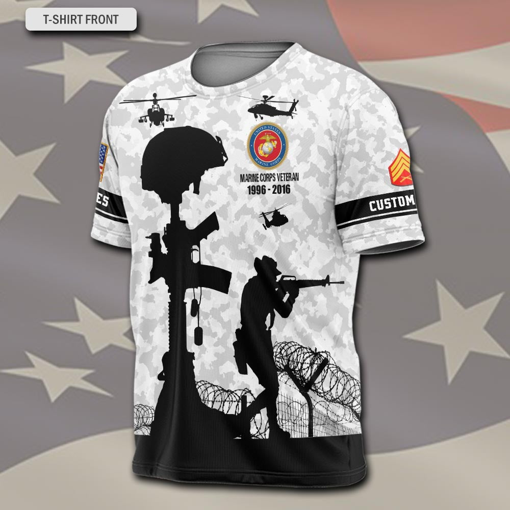 U.S Marine Corps – T-shirt – I SERVED MY COUNTRY.WHAT DID YOU DO?