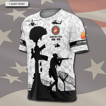 U.S Marine Corps – T-shirt – I SERVED MY COUNTRY.WHAT DID YOU DO?