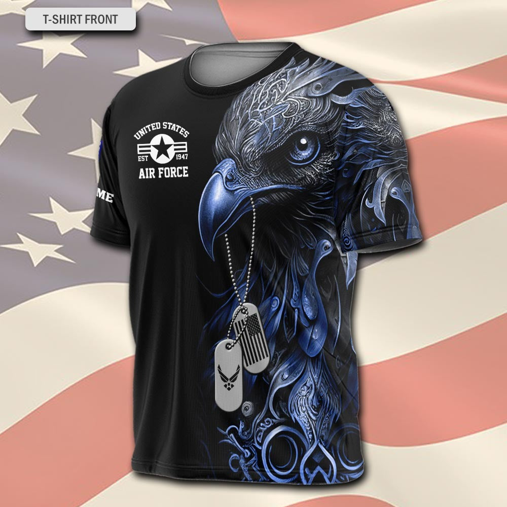 U.S Air Force – T-shirt – IN GOD WE TRUST-GUNS ARE JUST BACKUP
