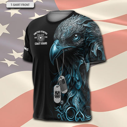 U.S Coast Guard – T-shirt – IN GOD WE TRUST-GUNS ARE JUST BACKUP