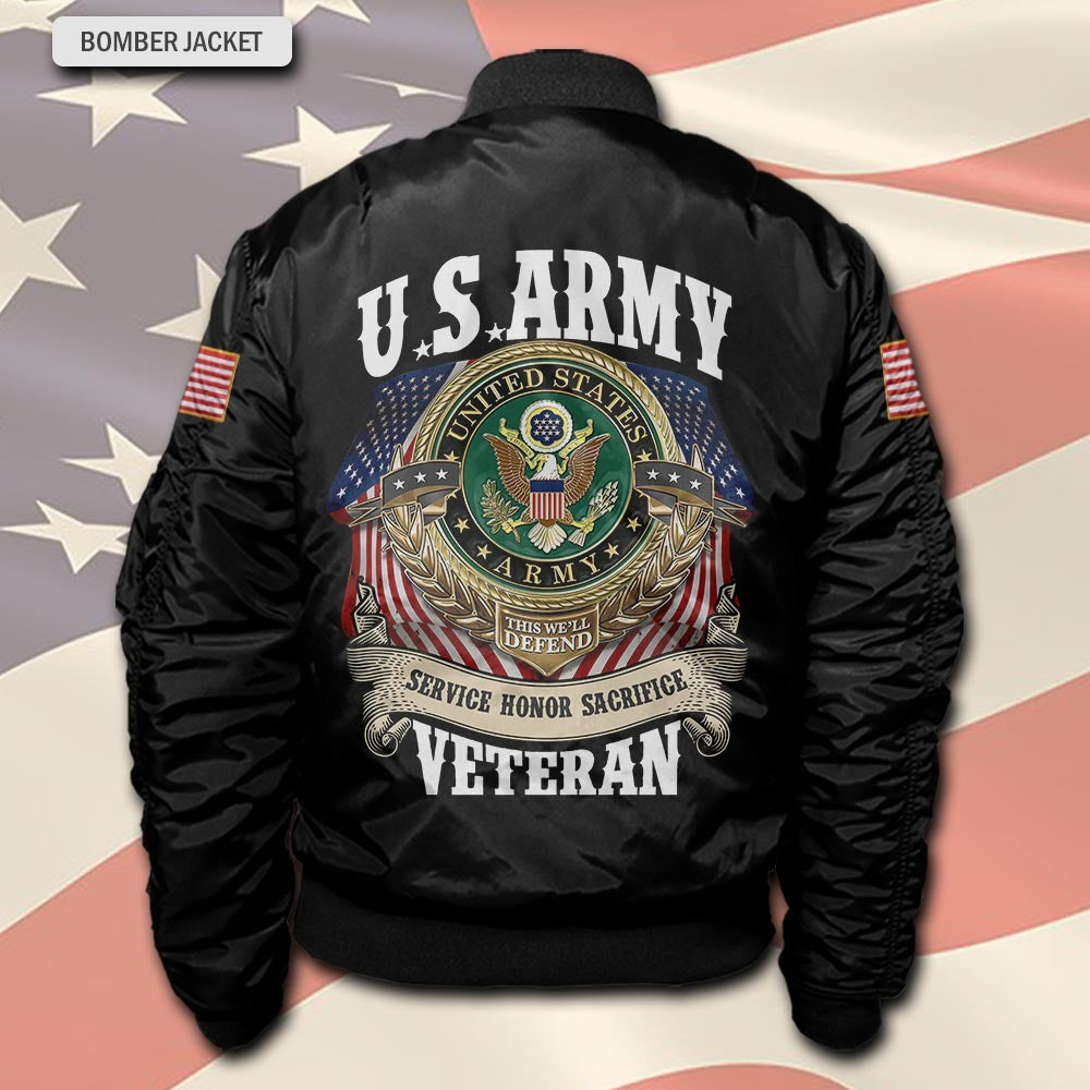 U.S Army – T-shirt –  SACRIFICE HONOR SERVICE