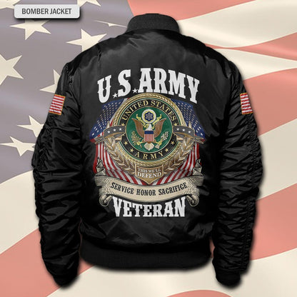 U.S Army – T-shirt –  SACRIFICE HONOR SERVICE