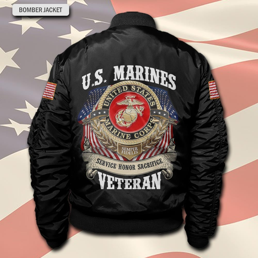 U.S Marine Corps – T-shirt – SACRIFICE HONOR SERVICE