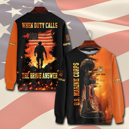 U.S Marine Corps – T-shirt – When duty calls