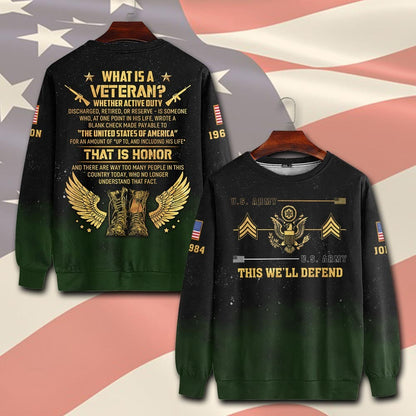 U.S Army – T-shirt – What is a Veteran?