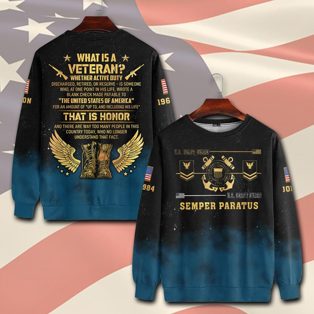 U.S Coast Guard – T-shirt – What is a Veteran?
