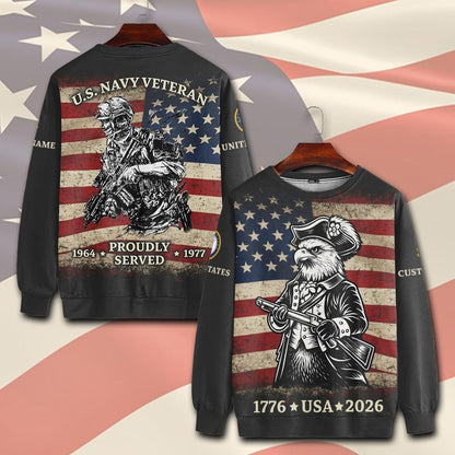U.S Navy – T-shirt –  Liberty Valor 250