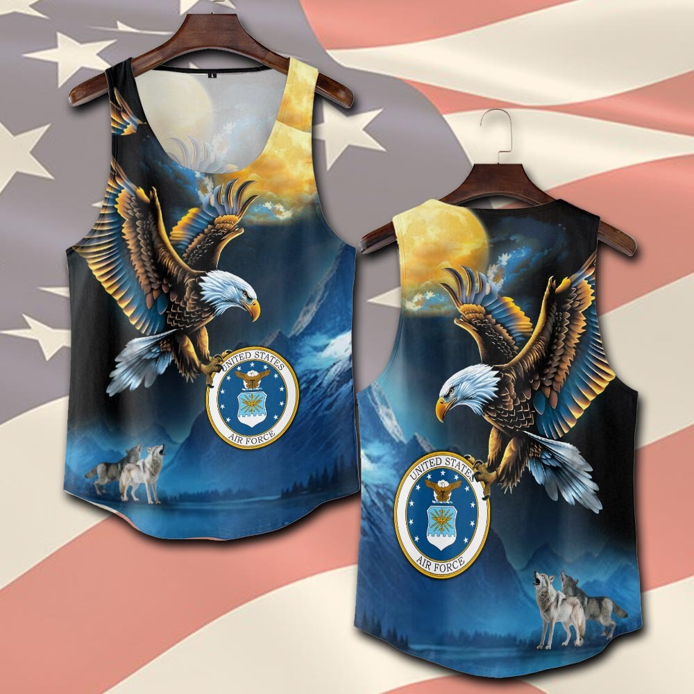 U.S Air Force – T-shirt – Golden Moon Eagle