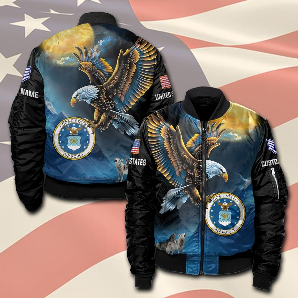 U.S Air Force – T-shirt – Golden Moon Eagle