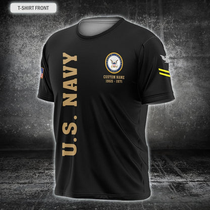 U.S Navy – T-shirt –  Veteran Never Ends