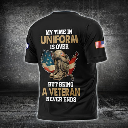 U.S Air Force – T-shirt – Veteran Never Ends
