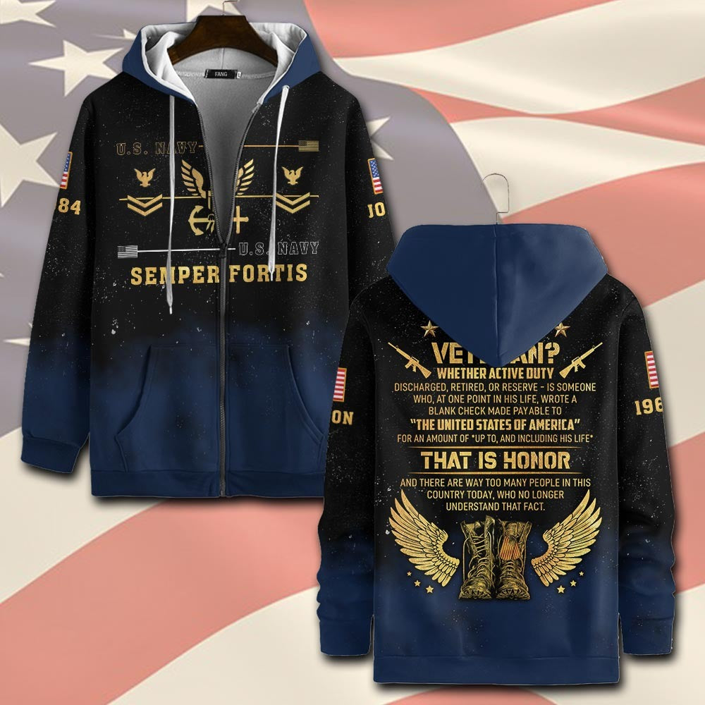 U.S Navy – T-shirt – What is a Veteran?