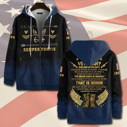 U.S Navy – T-shirt – What is a Veteran?