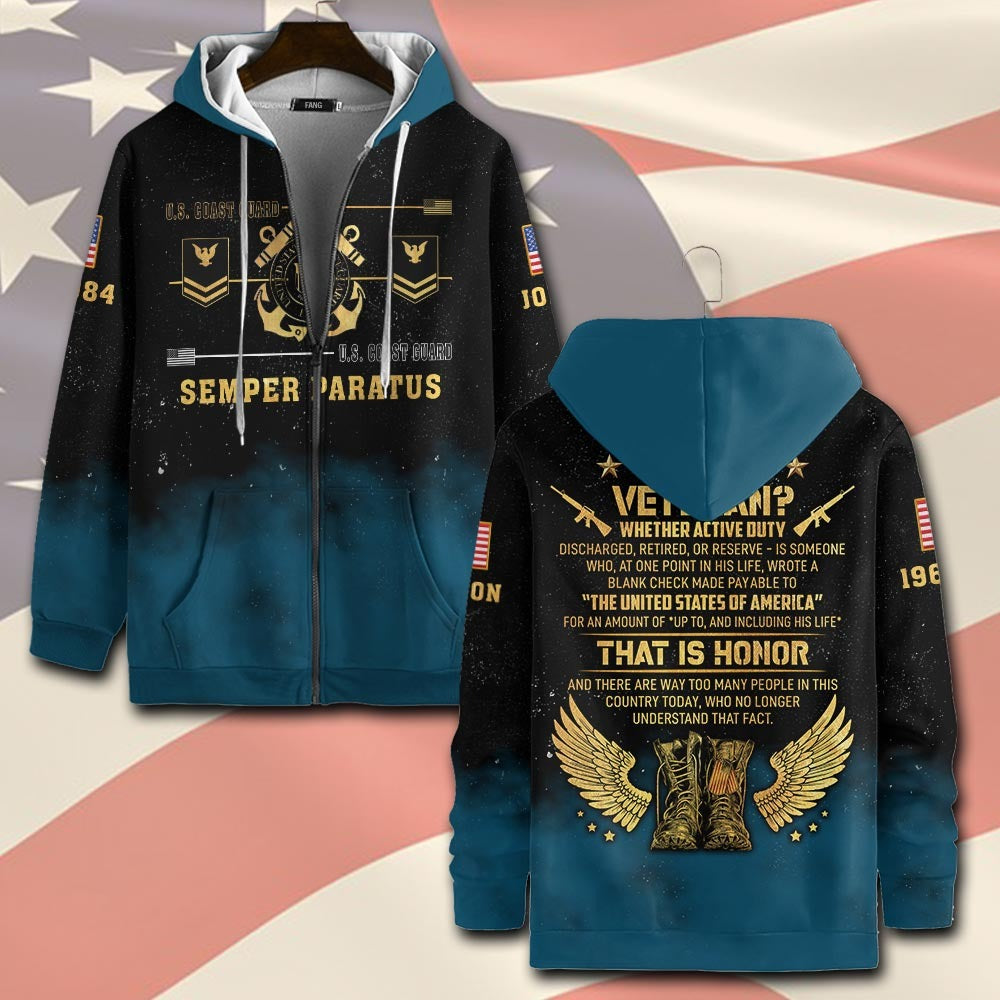 U.S Coast Guard – T-shirt – What is a Veteran?