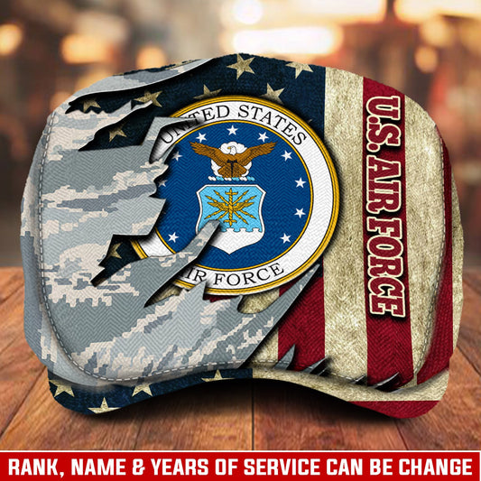 Custom U.S. Air Force Jeff Cap – Served With Pride