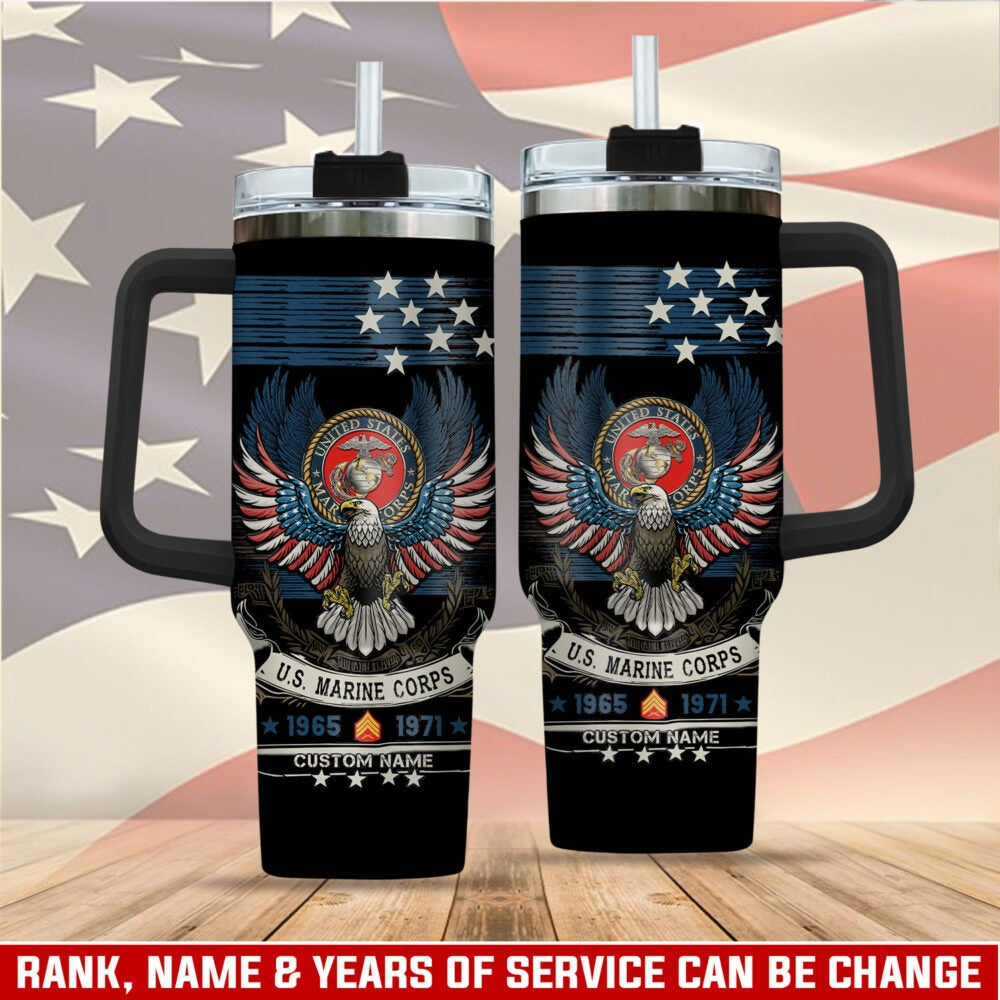 US Coast Guard – Tumbler 40oz - Liberty Stars & Stripes Eagle Mug