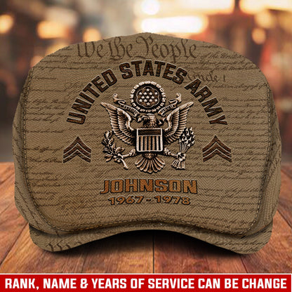 Custom U.S. Army Jeff Cap –  Vintage Eagle Cap