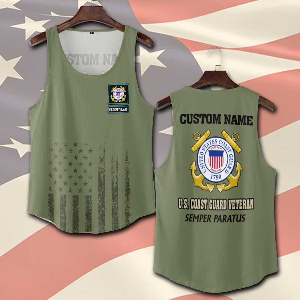 U.S Coast Guard – T-shirt – Camo Sleeve Heritage