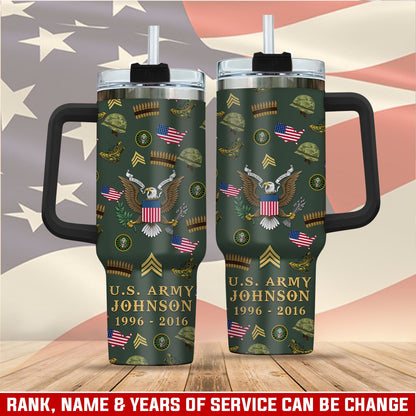 US Army – Tumbler 40oz - Once A Soldier, Always A Soldier