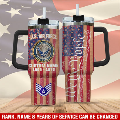 US  Air Force – Tumbler 40oz - Vintage American Flag