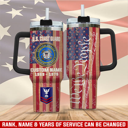 US Coast Guard – Tumbler 40oz - Vintage American Flag