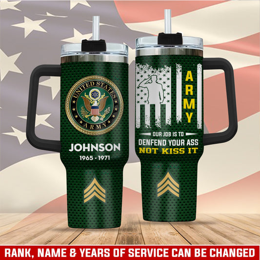 US Army – Tumbler 40oz - Honor Our Heroes