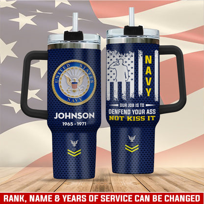US Navy – Tumbler 40oz - Honor Our Heroes