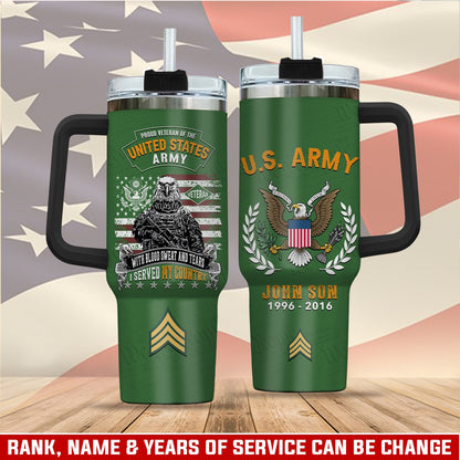 US Army – Tumbler 40oz - Duty, Honor, Country