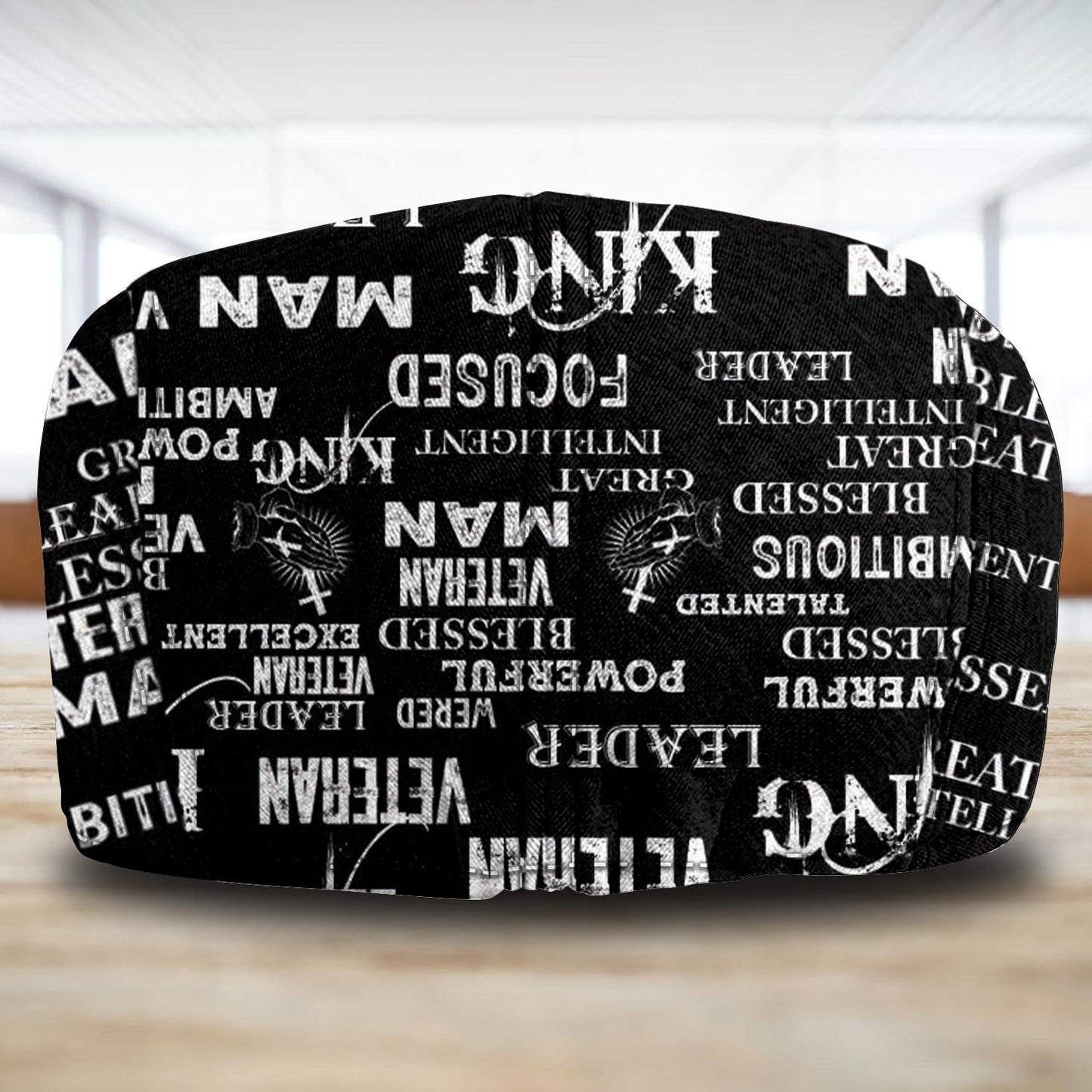 Custom U.S. Air Force Jeff Cap – Anchor & Motto Typography Design